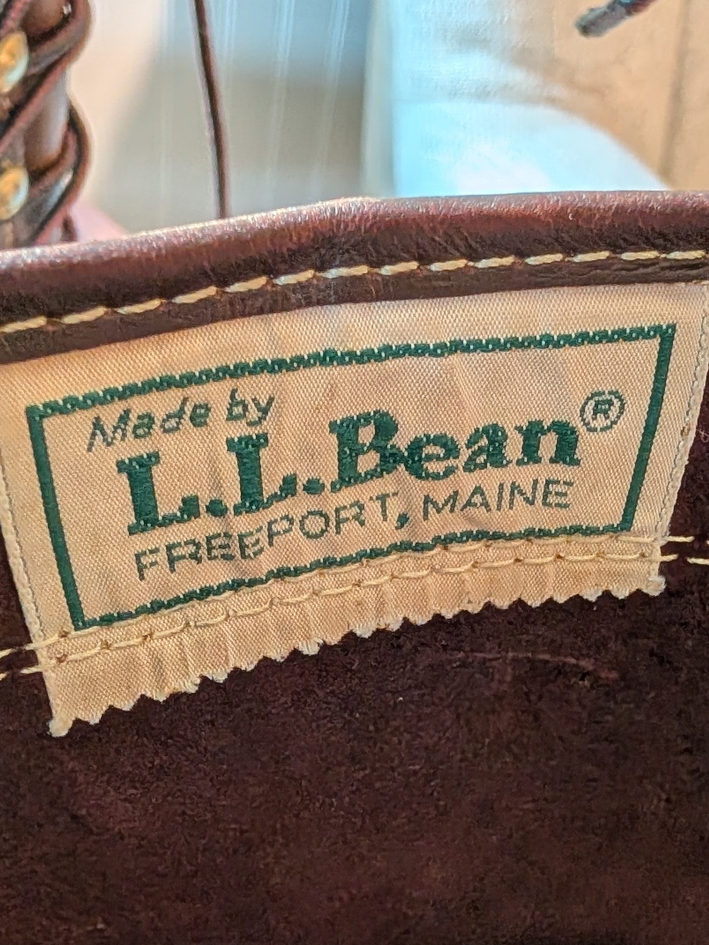Vintage 1970's Block Lable LL Bean - Tall Lace-Up Brown Duck Boots - Picture 5 of 9